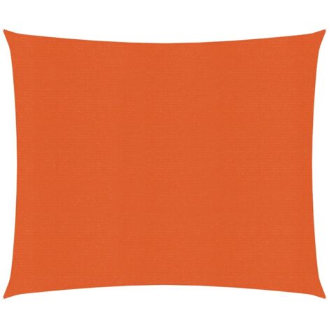 Voile d'ombrage Voile de parasol - 160 g/m² Orange 2,5x3 m PEHD BV138306 - BonneVie (1/5)