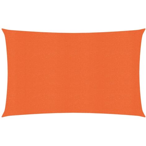 Voile d'ombrage Voile de parasol - 160 g/m² Orange 3,5x5 m PEHD BV251700 - BonneVie (1/5)