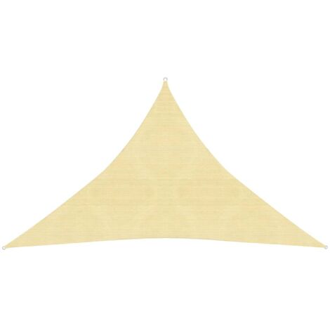 Voile d'ombrage Voile de parasol - 160 g/m² Beige 5x5x6 m PEHD BV398897 - BonneVie (1/5)