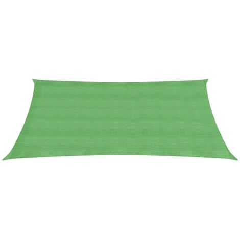 Voile d'ombrage, Protection Solaire, pour Jardin Terrasse Extérieur, 160 g/m² Vert clair 2,5x3 m PEHD OIB2867E (1/5)