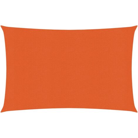 Voile d'ombrage Voile de parasol - 160 g/m² Orange 2,5x3,5 m PEHD BV659826 - BonneVie (1/5)
