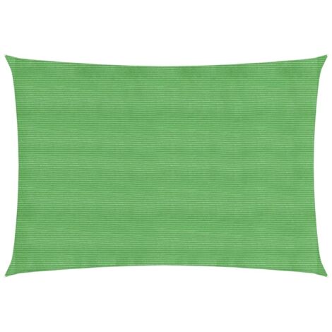 Voile d'ombrage Voile de parasol - 160 g/m² Vert clair 4x6 m PEHD BV419980 - BonneVie (1/5)