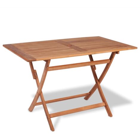 Ensemble Table et Chaise de Jardin Salon de jardin 5 pcs Bois de teck massif 30789 (1/5)