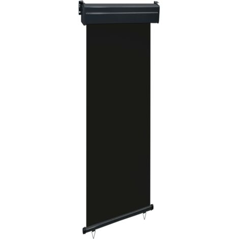 Auvent latéral de balcon - Auvent de jardin Soleil imperméable 60x250 cm Noir BV973474 - BonneVie (1/5)