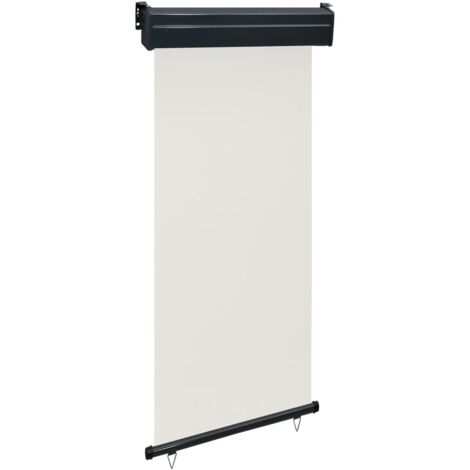 Auvent latéral de balcon - Auvent de jardin Soleil imperméable 100x250 cm Crème BV314435 - BonneVie (1/5)