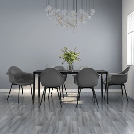 Lot de 6 Chaises de salle à manger - Chaises à dîner Gris PP BV229187 - BonneVie (1/5)