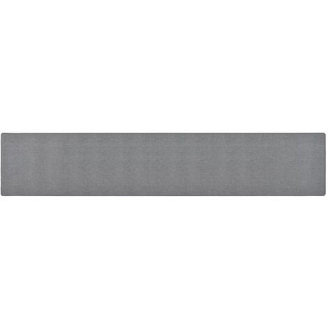 Tapis de salon Style Moderne - Tapis de couloir Gris foncé 50x300 cm BV844774 - BonneVie (1/5)