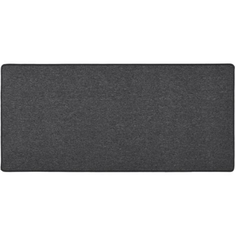 Tapis de salon Style Moderne - Tapis de couloir Anthracite 80x150 cm BV639856 - BonneVie (1/5)