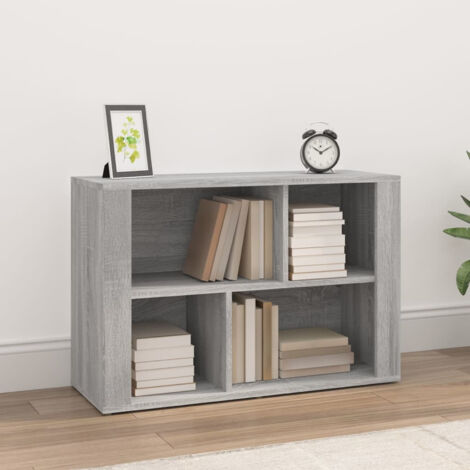 Buffet Meuble de rangement Commode Bahut Sonoma gris 80x30x54 cm Bois d'ingénierie 83151 (1/5)