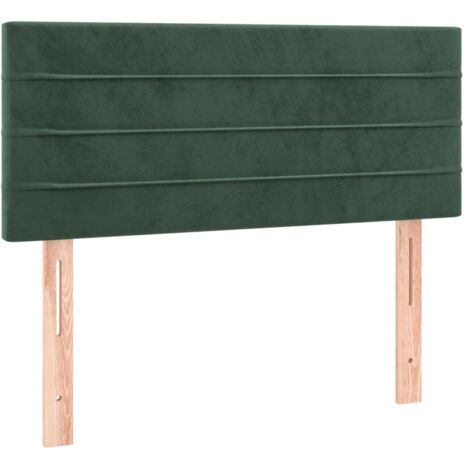 Tête de lit Résistante et économique, Panneau de lit, Vert foncé 90x5x78/88 cm Velours OIB4547E (1/5)