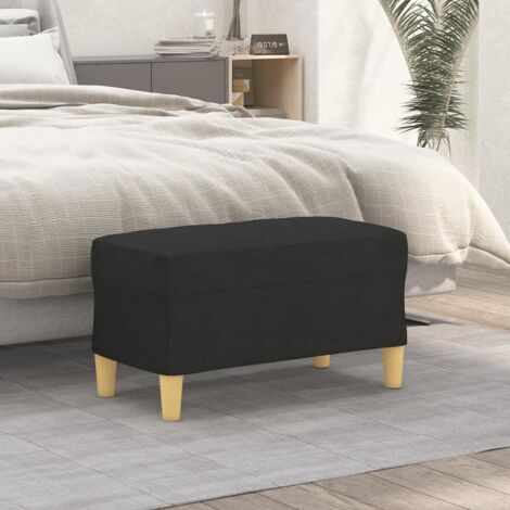 Banc - Banc de salon Banc de table Noir 70x35x41 cm Tissu BV468531 - BonneVie (1/5)