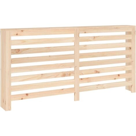 VIDAXL Cache-radiateur Noir 108,5x19x84 cm Bois massif de pin