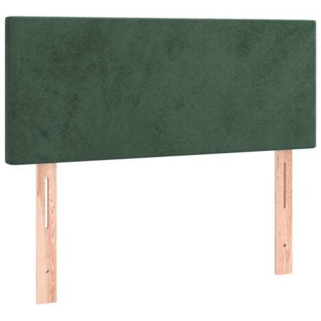 Tête de lit Résistante et économique, Panneau de lit, Vert foncé 90x5x78/88 cm Velours OIB9881E (1/5)