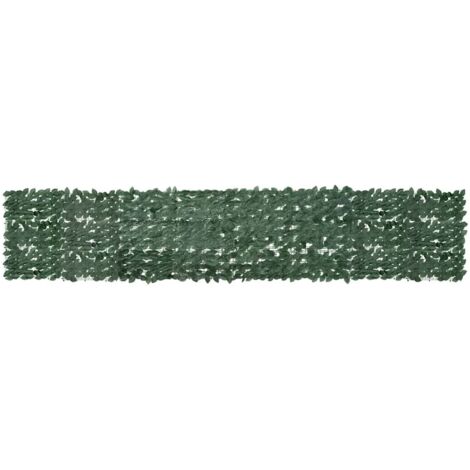 Brise Vue Écran de balcon Pour Jardin, Balcon, Terrasse avec feuilles vert foncé 400x75 cm 73341 (1/4)