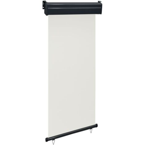 Auvent latéral de balcon - Auvent de jardin Soleil imperméable 80x250 cm Crème BV136485 - BonneVie (1/5)