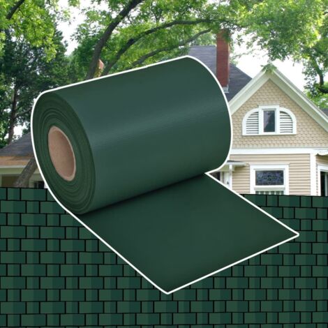 Brise Vue Écran d'intimité de jardin Pour Jardin, Balcon, Terrasse PVC 70 x 0,19 m Vert 20422 (1/5)