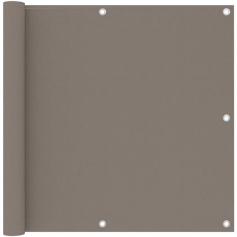 Brise vue pour balcon - Brise vent Écran de jardin Taupe 90x600 cm Tissu Oxford BV276257 - BonneVie (1/4)