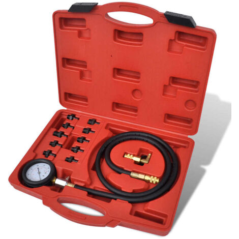 Kit à outils de test de pression de l'huile et du moteur Coffret outils Mallette à outils 89781 (1/4)