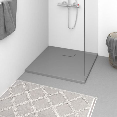 Receveur de douche Bac de douche SMC Gris 90x90 cm 45226 (1/5)