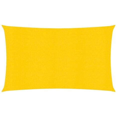Voile d'ombrage Voile de parasol - 160 g/m² Jaune 2,5x5 m PEHD BV894027 - BonneVie (1/5)