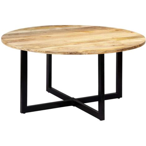 Table à manger Table à dîner 150x73 cm Bois de manguier solide 79566 (1/5)