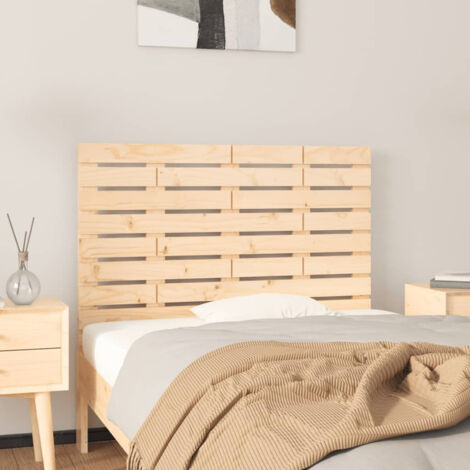 Tête de lit murale Style Classique Armoire de lit - 81x3x63 cm Bois massif de pin BV609817 - BonneVie (1/5)