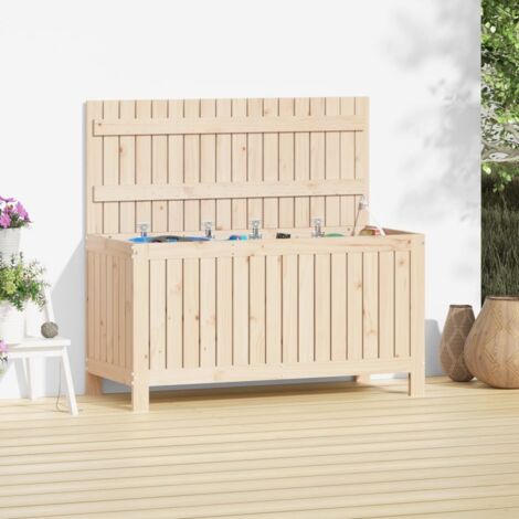 Coffre de rangement Boîte de rangement de jardin 115x49x60 cm Bois massif de pin 77149 (1/5)