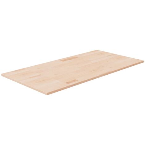 Comptoir de salle de bain Meuble de rangement de salle de bain - 100x50x1,5 cm Bois massif non traité BV647226 - BonneVie (1/4)