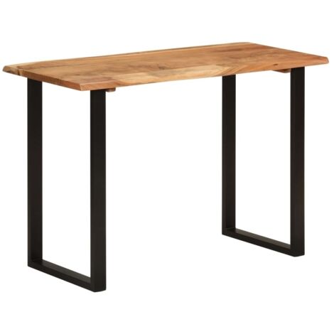 Table à manger Table à dîner 110x50x76 cm Bois d'acacia solide 99510 (1/5)