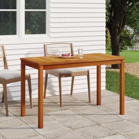 Table d'extérieur Table de salon de jardin - 110x55x67 cm Bois d'acacia solide BV193900 - BonneVie (1/5)