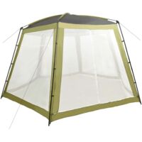 Tente de piscine Style Moderne - Tonnelle Barnum Pavillon de Jardin - Tissu 500x433x250 cm Vert Chic-637556