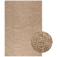 Tapis-Tapis de salon-Tapis Chambre-Tapis d'intérieur 120x170 cm aspect jute intérieur et extérieur 450886