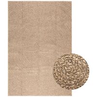 Tapis-Tapis de salon-Tapis Chambre-Tapis d'intérieur 140x200 cm aspect jute intérieur et extérieur 279721