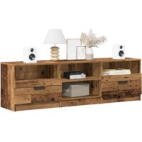 Meuble TV-Banc TV-Meuble Télé vieux bois 150x33,5x45 cm bois d'ingénierie 111071