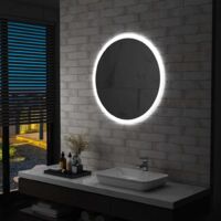 Miroir à LED pour salle de bain-Miroir avec LED salle de bain 80 cm 239110