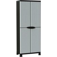 Armoire en plastique Design moderne, Armoire Etagère de rangement, 68x39x171,5 cm Design de rotin OIB5990E