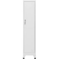 Armoire à casier Design moderne, Armoire Etagère de rangement, 38x45x180 cm OIB8685E