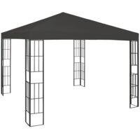 Tonnelle de jardin Tonnelle Barnum Belvédère 3x3 m Anthracite 70170
