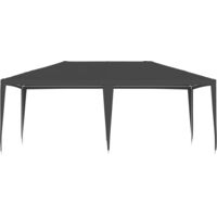 Tente de réception, Pavillon, Pergola, Tente de jardin, professionnelle 4x6 m Anthracite 90 g/m² OIB8080E