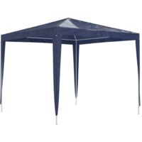 Tente de réception Tonnelle de réception Barnum 2,5x2,5 m Bleu 83671