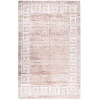 Tapis de salon Style Moderne Tapis de sol - Tapis lavable antidérapant 80x150 cm Beige BV950822 - BonneVie