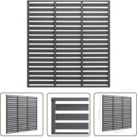 INLIFE Panneau de clôture WPC 180x180 cm Gris