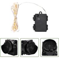 Guirlande lumineuse Moderne - Guirlande LED extérieur et interieur à LED avec 66 LED et ventilateur 660 cm BV684707 - BonneVie