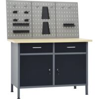 Établi avec 3 panneaux muraux Etabli d'atelier 65958