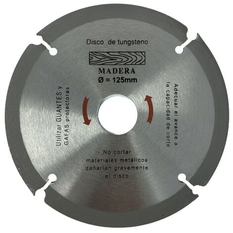 Disco corte 115 mm - Metal, aluminio, piedra, madera