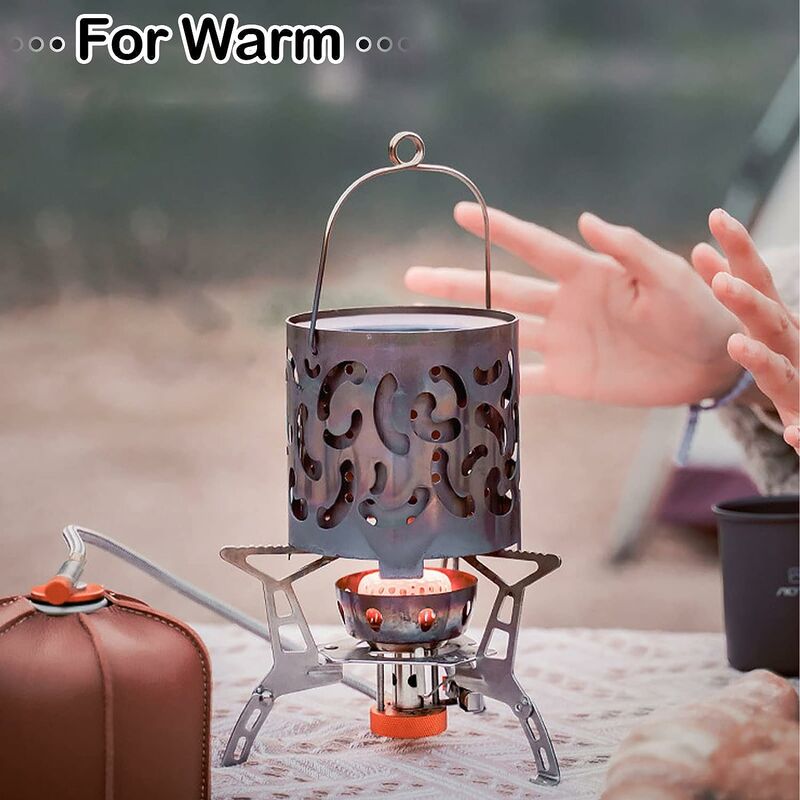 Chauffage au gaz Camping Poêle extérieur Couvercle Mini bouchon chauffant  portable, Camping-car Chauffage au gaz pour brûleur de cuisinière à gaz