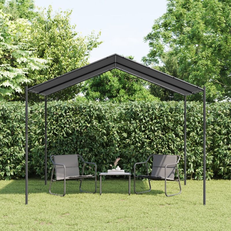 OUTSUNNY Tonnelle barnum de jardin pop-up pliant 3,35L x 3,35l x 2,80H m  acier époxy polyester anti UV crème pas cher 