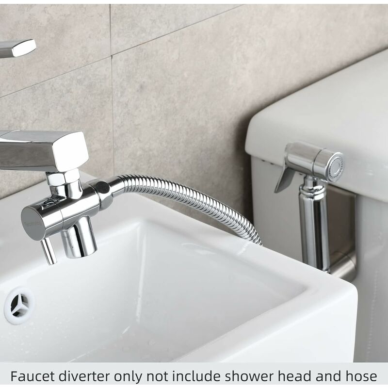 Robinet d'évier en laiton inverseur robinet séparateur cuisine salle de  bain évier robinet pièce de rechange robinet à tuyau adaptateur M22 X M24  #A