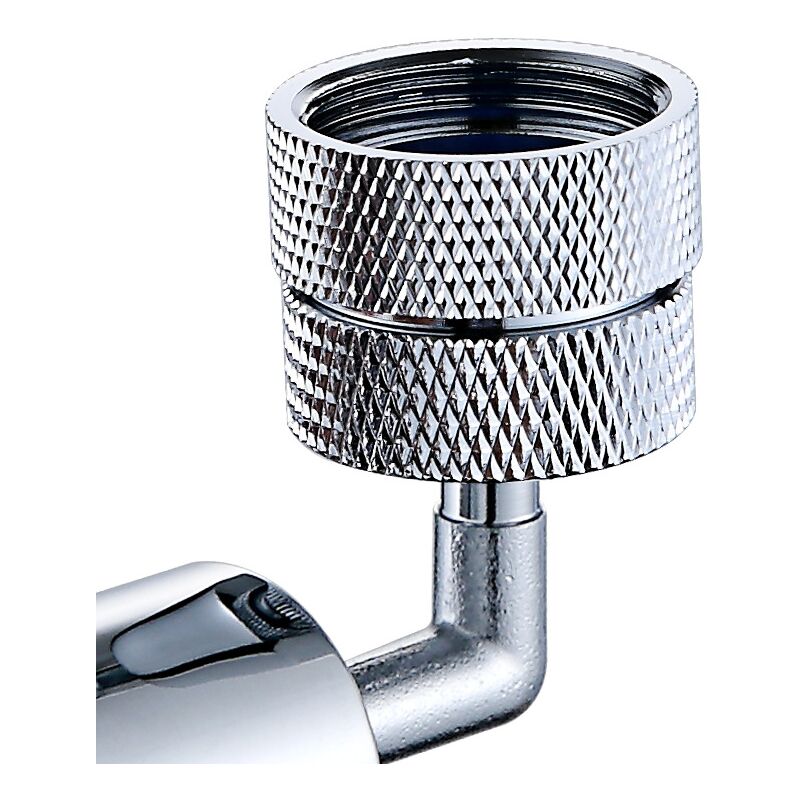 Robinet de filtre anti-éclaboussures universel, pour salle de bains  domestique Aérateur de robinet rotatif universel à 720 °,double joint net à  4 couches,accessoire d'extension de robinet : : Bricolage