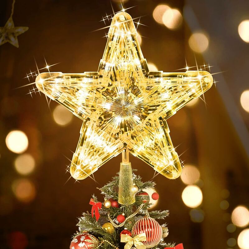 Sapin lumineux LED Noël 35cm avec son sac en jute